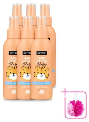 Productafbeelding van 6 x Sence Baby Haarlotion – Verzorgende lotion – 150 ml - Voordeelverpakking - 6 stuks
