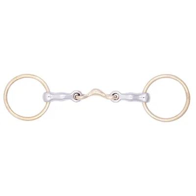 Zdjęcie produktu dla Stübben SteelTec Water Snaffle Double Broken Icelandic Snaffle 12 mm Bit 12,5 cm
