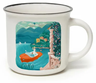 Image de Nouvelle Tasses En Porcelaine Bone China - Cup-Puccino - Como
