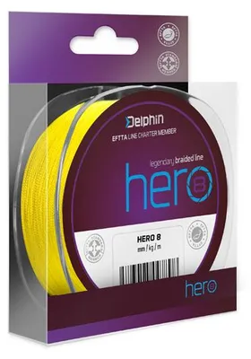 Image de Delphin HERO 8 / jaune fluo 0,12mm 8,2kg 117m