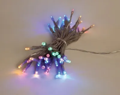 Produktbild von Light Creations Showlight - 5 m - 40 LEDs - mehrfarbig - transparentes Kabel -