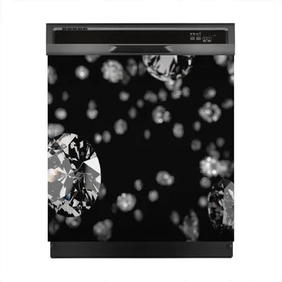Produktbild von Aufkleber sticker 60x60 cm Dekorative folie Spülmaschine - Diamanten Edelsteine