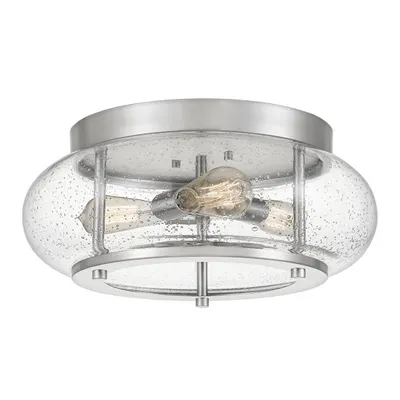 Produktbild von Elstead Trilogy Deckenleuchte E27 3-fach 18cm Nickel gebürstet