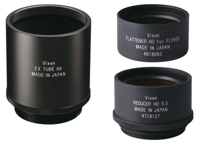 Produktbild von Vixen FL55SS Reducer HD Kit mit Flattener für Vollformat Astrofotografie