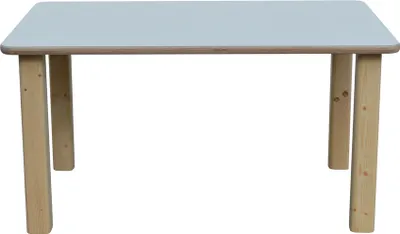 Produktbild von Kindertisch - Rechteckig - Weiß - 58 cm x 110 cm
