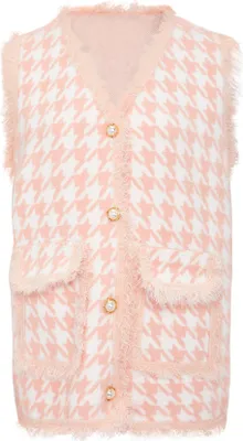 Image de ZITHA gilet élégant pour femmes - rose blanc cassé, M