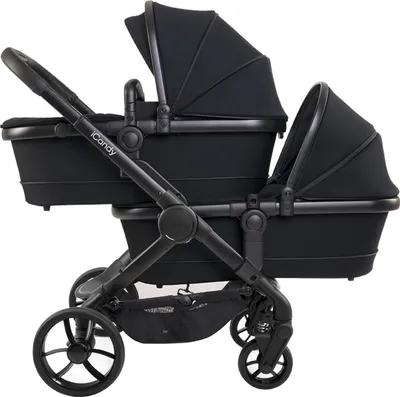Produktbild von ICandy Peach 7 Twin Kinderwagen - Black | Tweelingwagen