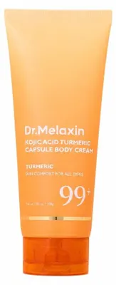 Imagen del producto de Dr. Melaxin - Cápsulas de ure, cúrcuma y koja, crema corporal, 200 g