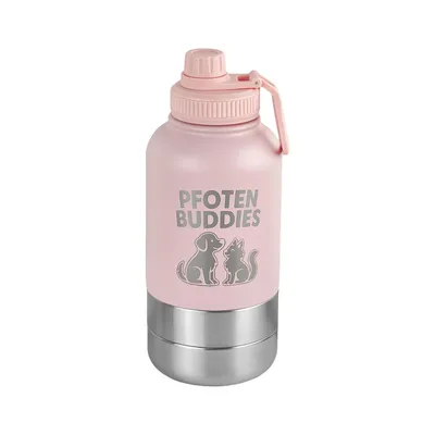 Produktbild von Hundenapf Edelstahl 3-in-1 Trinkflasche