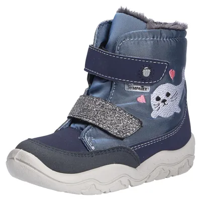 Produktbild von Ricosta Mädchen Lauflernstiefel, blau, Gr.22