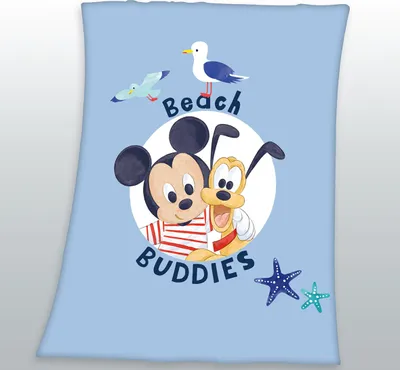 Produktbild von Disney's Mickey Mouse Microfaserflauschdecke / 75x100 cm