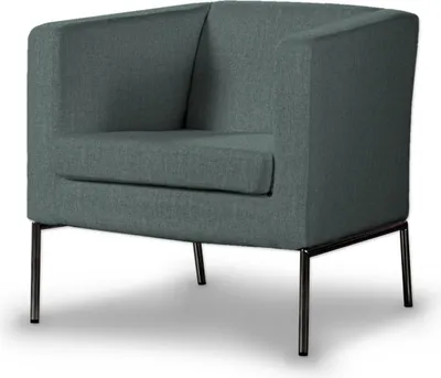 Produktbild von Dekoria Bezug für Klappsta Sessel, grau- blau, Sessel Klappsta