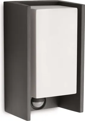 Zdjęcie produktu dla Philips EcoMoods Kinkiet, Oświetlenie zewnętrzne ścienne, Antracyt, Aluminium, IP44, Ogród, Patio, II