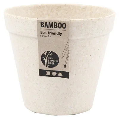 Image de Creativ Company Flowerpot fibres de bambou, 10x11cm