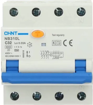 Obrázek produktu pro Chint | Circuit breaker RCBO