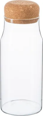 Produktbild von Aufbewahrungsflasche aus Glas mit Korkdeckel – 720 ml