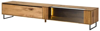 Produktbild von MASSIVMOEBEL24.DE Lowboard Wildeiche 200x43x42 natur geölt WIEN #214