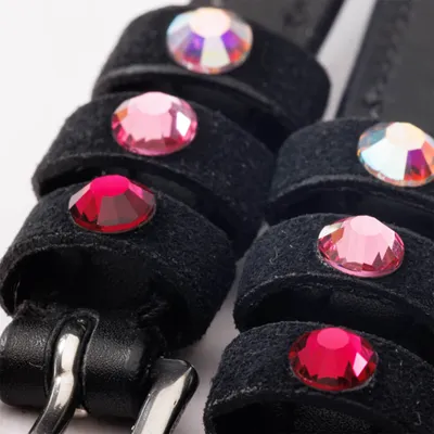 Obrázok produktu pre Kavalkade ostruhové remienky Seasons Dreams Spring black/pink-green unisize
