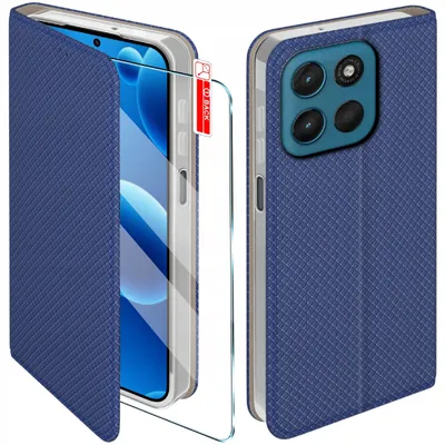 Immagine prodotto di Custodia magnetica per Motorola G57 | G57 Power con chiusura + vetro 9H