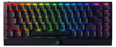 Zdjęcie produktu dla Razer BlackWidow V3 Mini - przewodowa i bezprzewodowa - USB + RF Wireless + Bluetooth - przełącznik mechaniczny - QWERTY - RGB LED - czarna