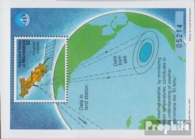 Produktbild von Briefmarken Mikronesien 1998 Mi Block40 (kompl.Ausg.) postfrisch Tiefseeforschung