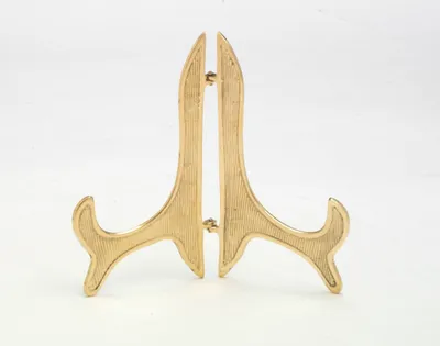 Produktbild von Buchhalter, Tellerständer Messing Gold Höhe 18 cm