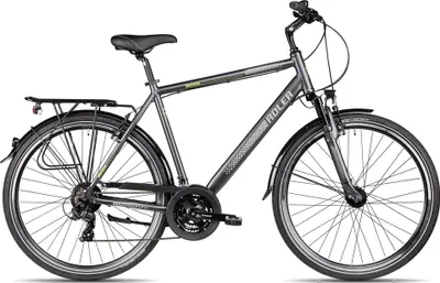 Produktbild von Adler Verona vielseitiges Herren-Trekkingbike mit Straßenausstattung 28 Zoll Schwarz 58 cm