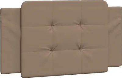 Produktbild von vidaXL Kopfteil-Kissen "Zadar" Cappuccino-Braun 100 cm Kunstleder