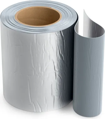 Produktbild von Isolbau Butyl Reparaturband - Aluminium, 150 mm x 10 m - Abdichtungsband für das Dach Loch Rohr wWohnmobile - Wasserdichter Schutz gegen Korrosion Witterung & UV-Bestrahlung - Selbstklebende Klebeband Dichtdnad