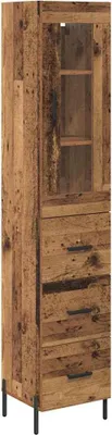 Produktbild von Highboard Altholz 34,5 x 34 x 180 cm Holzwerkstoff