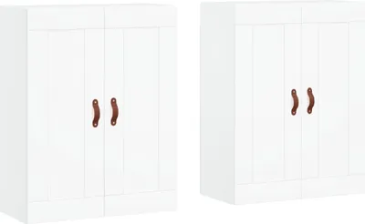 Produktbild von Wandschränke 2 Stk. Weiß Holzwerkstoff