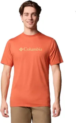Produktbild von COLUMBIA SPORTSWEAR Columbia Basic Logo T-Shirt orange M