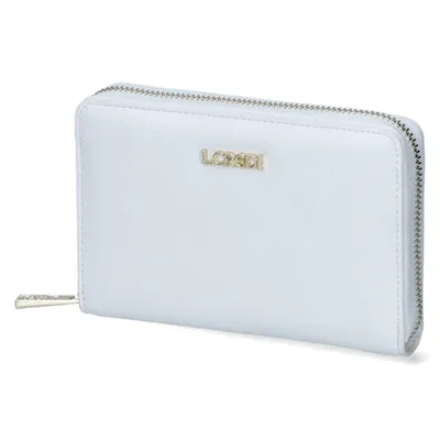 Produktbild von L.Credi Damen Wallet/ Purse/ Portemonnaie/ Geldbörse FILIPPA Weiß Kunstleder