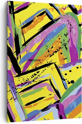 Produktbild von Bild auf Leinwand - Leinwandbild - Einteilig - Abstraktion modern - 70x100cm - Wand Bild - Wanddeko - Wandbilder - Leinwanddruck - Wanddekoration - Leinwand bilder - Wandbild - PA70x100-4111