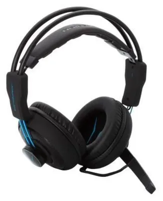 Image de Casque de jeu - filaire - ERAZER - MD 88640 Casque de jeu - PC sau Console - noir/bleu