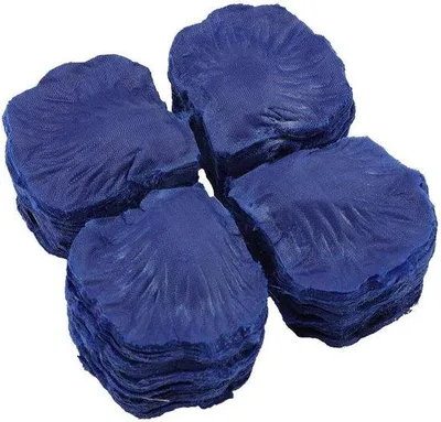 Immagine prodotto di Petali blu scuro in raso che imitano i petali di rosa – Decorazioni per matrimoni