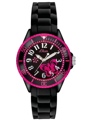 Produktbild von s.Oliver Uhr Kinder-Armbanduhr Silikon Kids Mädchen Silikon SO-2993-PQ