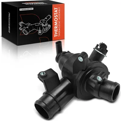 Imagen del producto de Termostato para refrigerante Frankberg, compatible con Mercedes-Benz Clase C (W204) y Clase E (W212), así como con el modelo CLS