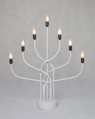 Produktbild von LED-Leuchter "CellCandle", 7 LED, weiss