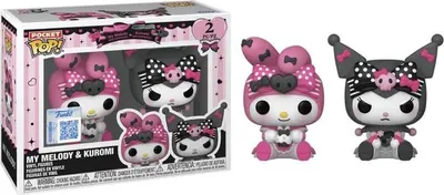 Obrázek produktu pro Funko Pocket Pop! Hello Kitty 2 Pack Kuromi / My Melody