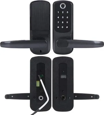 Productafbeelding van Slim Deurslot - Elektronisch Slot - Vingerafdruk - Wifi - 5 Ontgrendelmethodes - Spraakbesturing
