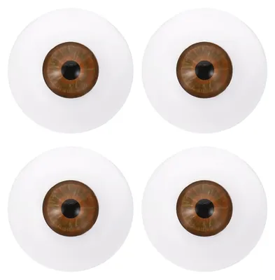 Image de Omgoods - Yeux en acrylique réalistes de 30 mm pour poupées et masques