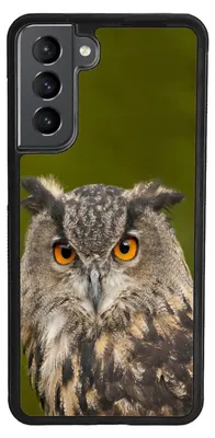 Produktbild von TPU Silikon Hülle für Samsung Galaxy S21 FE Handy Cover Case Schutzhülle Handyhülle Bumper MOTIV 141 Eule