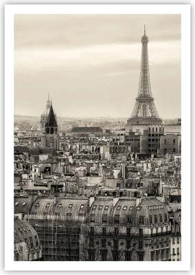 Produktbild von Poster - Poster ohne Rahmen - Paris Stadt Zuhause - 70x100 cm - Wand Bild - Wanddeko - Wandbilder - Kunstposter - Wandposter - Bilder - Kunstdruck - Wanddekoration - Wandbild - P2XPA70x100-3615