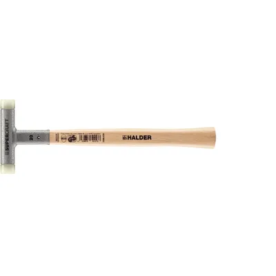 Produktbild von HALDER SUPERCRAFT Schonhammer Ø 20 mm rückschlagfrei mit Stahlschrotfüllung