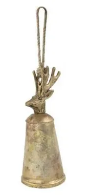 Imagen del producto de Mars & More, campana dorada, ciervo, 30 cm