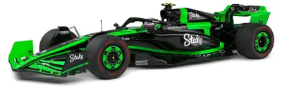 Image de Solido Modèle réduit de voiture échelle 1:18 Kick Sauber F1 Team C44 Z.Guanyu 2024 Bahreïn S1814101