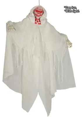 Produktbild von Geister Zombie  mit Licht blutig zum Aufhängen Mann ca. 170 cm
