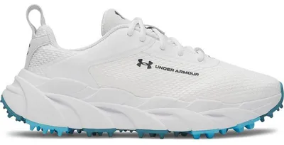 Produktbild von Under Armour Halo Hybrid SL Damen-Golfschuhe Weiß und Blau