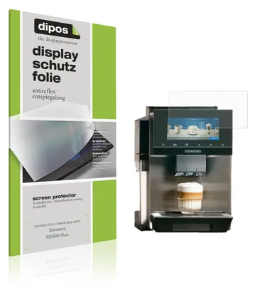 Produktbild von 2x Schutzfolie für Siemens EQ900 Plus matt Displayschutzfolie Folie Display Schutz dipos